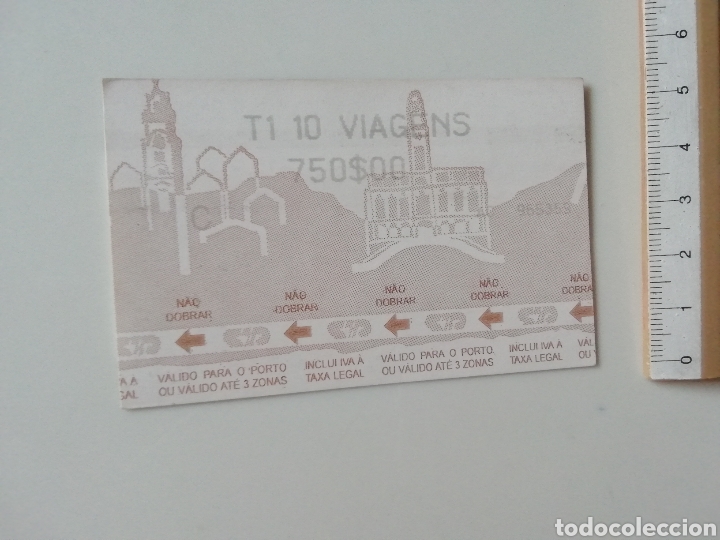 Sammeln von Fahrkarten: BONO 10 VIAJES TRANSPORTE OPORTO PORTUGAL