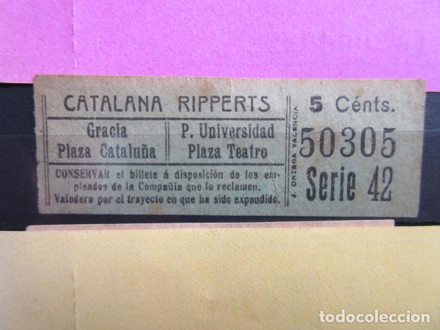 Sammeln von Fahrkarten: REF: LL-1234 - COLECCION - LEE INTERIOR - CAPICUA 50305 - CATALANA RIPPERTS