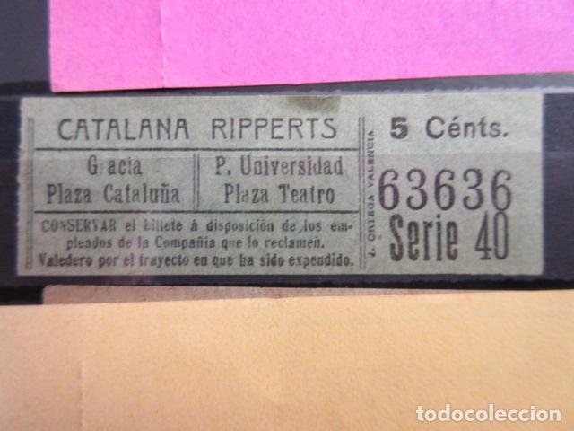 Sammeln von Fahrkarten: REF: LL-1234 - COLECCION - LEE INTERIOR - CAPICUA 63636 - CATALANA RIPPERTS