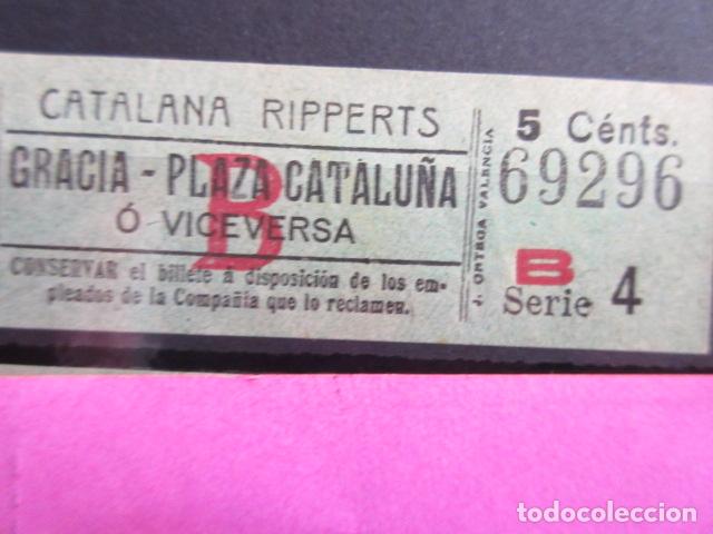Sammeln von Fahrkarten: REF: LL-1234 - COLECCION - LEE INTERIOR - CAPICUA 69296 - CATALANA RIPPERTS
