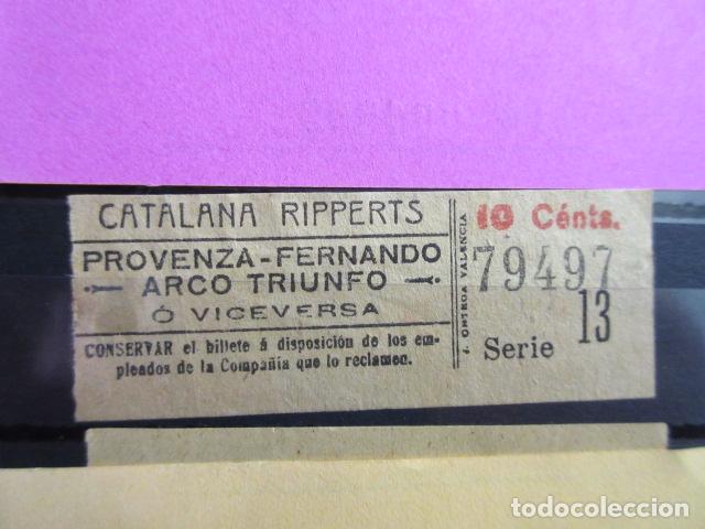 Sammeln von Fahrkarten: REF: LL-1234 - COLECCION - LEE INTERIOR - CAPICUA 79497 - CATALANA RIPPERTS
