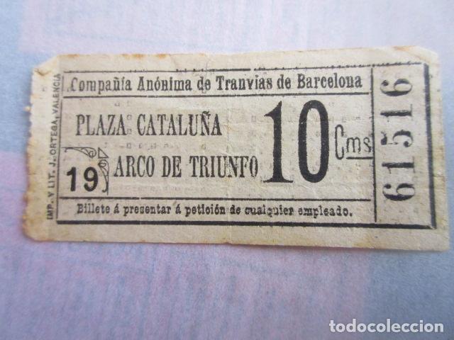 Colecionismos Bilhetes de Transporte: REF: LL-1234 - COLECCION - LEE INTERIOR - CAPICUA 61516 - COMPA&Ntilde;IA ANONIMA DE TRANVIAS
