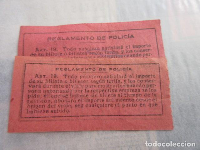 Colecionismos Bilhetes de Transporte: REF: LL-1234 - COLECCION LEE INTERIOR CAPICUA 14641 45354 LOS TRANVIAS DE BARCELONA TRASERAS DIFEREN
