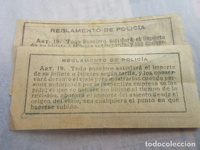 Colecionismos Bilhetes de Transporte: REF: LL-1234 - COLECCION LEE INTERIOR CAPICUA 99299 65656 LOS TRANVIAS DE BARCELONA TRASERAS DIFEREN