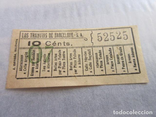Colecionismos Bilhetes de Transporte: REF: LL-1234 - COLECCION LEE INTERIOR CAPICUA 52525 LOS TRANVIAS DE BARCELONA