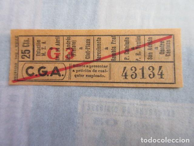 Colecionismos Bilhetes de Transporte: REF: LL-1234 - COLECCION LEE INTERIOR CAPICUA 43134 COMPA&Ntilde;IA GENERAL AUTOBUS CGA BARCELONA
