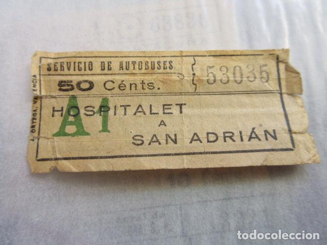 Colecionismos Bilhetes de Transporte: REF: LL-1234 - COLECCION LEE INTERIOR CAPICUA 53035 SERVICIO AUTOBUSES