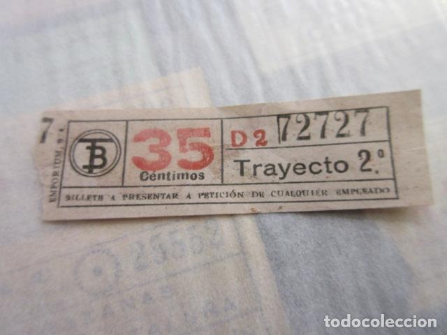 Colecionismos Bilhetes de Transporte: REF: LL-1234 - COLECCION LEE INTERIOR CAPICUA 72727 - EMPORIUM /// TRANVIAS BARCELONA