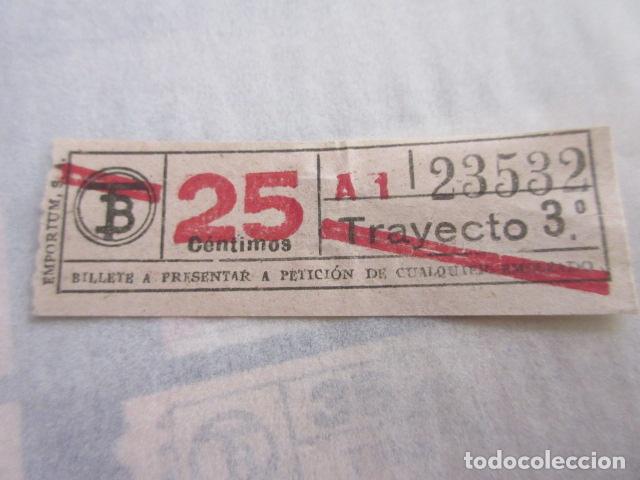 Colecionismos Bilhetes de Transporte: REF: LL-1234 - COLECCION LEE INTERIOR CAPICUA 23532 - EMPORIUM /// TRANVIAS BARCELONA