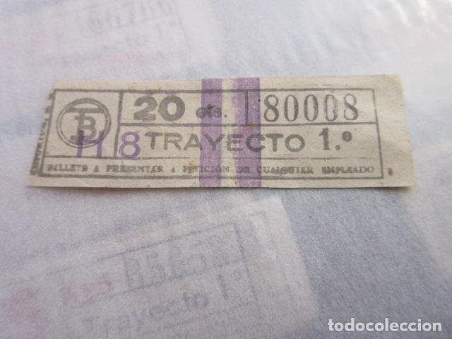 Sammeln von Fahrkarten: REF: LL-1234 - COLECCION LEE INTERIOR CAPICUA 80008 - EMPORIUM // TRANVIAS BARCELONA \\ VER TRAY DIF