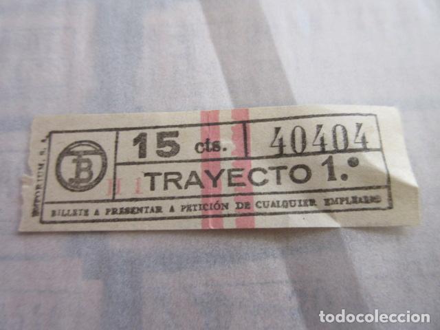 Sammeln von Fahrkarten: REF: LL-1234 - COLECCION LEE INTERIOR CAPICUA 40404 - EMPORIUM // TRANVIAS BARCELONA \\ VER TRAY DIF