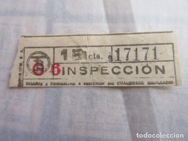 Sammeln von Fahrkarten: REF: LL-1234 - COLECCION LEE INTERIOR CAPICUA 17171 - EMPORIUM // TRANVIAS BARCELONA \\ VER TRAY DIF