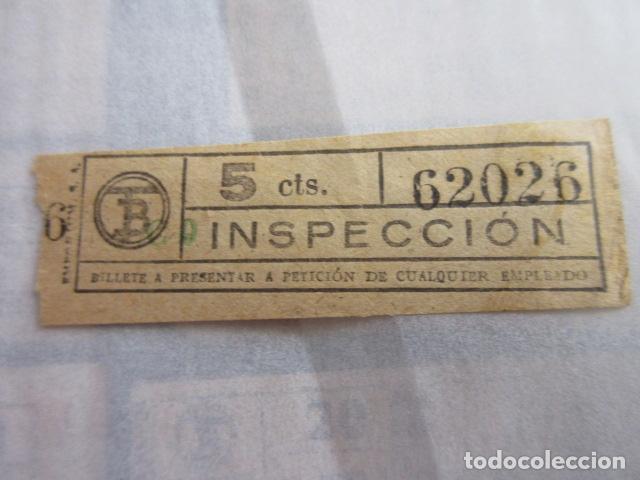 Sammeln von Fahrkarten: REF: LL-1234 - COLECCION LEE INTERIOR CAPICUA 62026 - EMPORIUM // TRANVIAS BARCELONA \\ VER TRAY DIF
