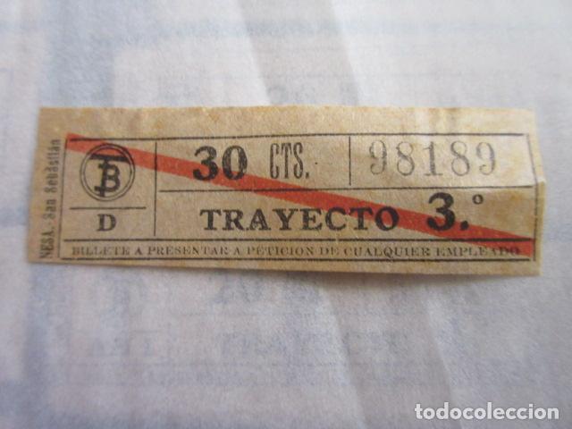 Sammeln von Fahrkarten: REF: LL-1234 - COLECCION LEE INTERIOR CAPICUA 98189 - \\ NESA // TRANVIAS BARCELONA \\ VER TRAY DIFE