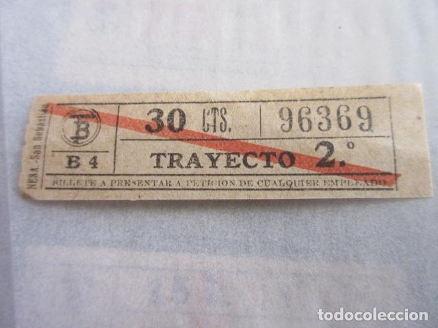 Sammeln von Fahrkarten: REF: LL-1234 - COLECCION LEE INTERIOR CAPICUA 96369 - \\ NESA // TRANVIAS BARCELONA \\ VER TRAY DIFE