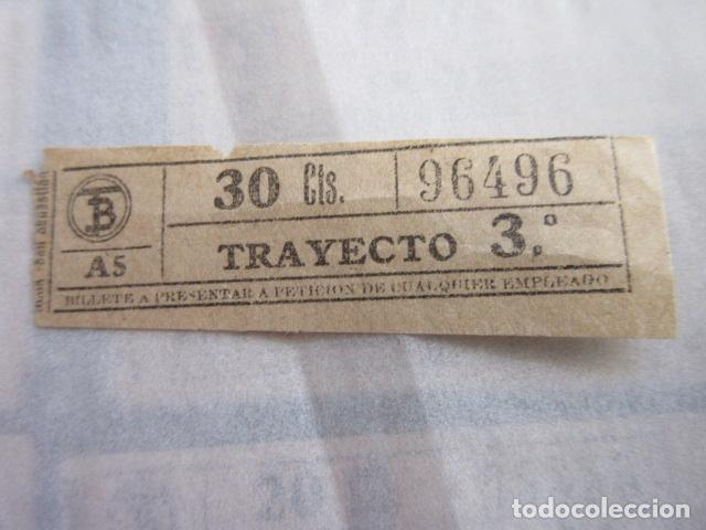 Sammeln von Fahrkarten: REF: LL-1234 - COLECCION LEE INTERIOR CAPICUA 96496 - \\ NESA // TRANVIAS BARCELONA \\ VER TRAY DIFE