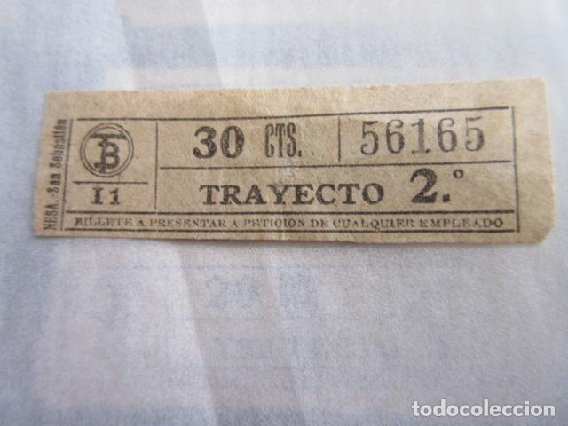Sammeln von Fahrkarten: REF: LL-1234 - COLECCION LEE INTERIOR CAPICUA 56165 - \\ NESA // TRANVIAS BARCELONA \\ VER TRAY DIFE