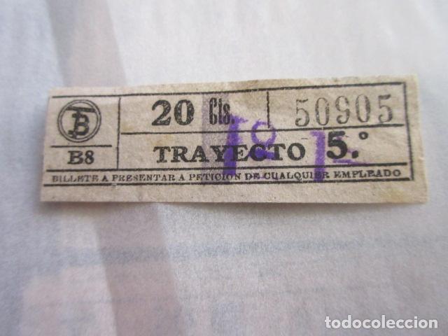 Sammeln von Fahrkarten: REF: LL-1234 - COLECCION LEE INTERIOR CAPICUA 50905 - \\ NESA // TRANVIAS BARCELONA \\ VER TRAY DIFE