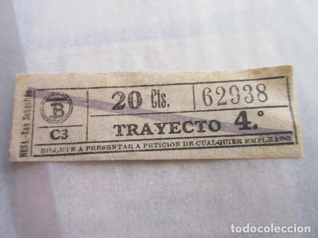 Sammeln von Fahrkarten: REF: LL-1234 - COLECCION LEE INTERIOR - \\ NESA // TRANVIAS BARCELONA \\ VER TRAY DIFE