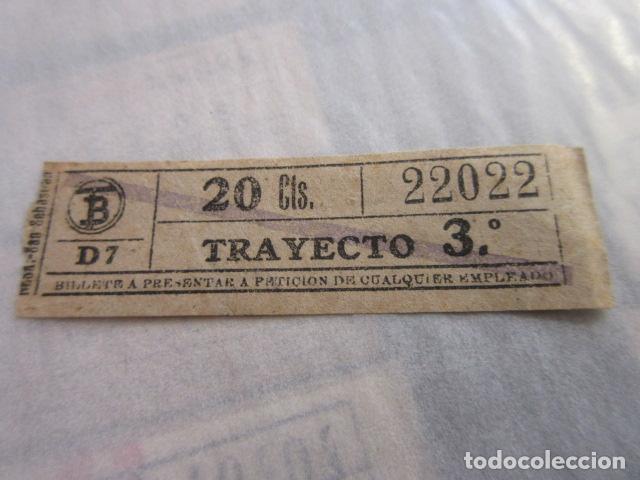 Sammeln von Fahrkarten: REF: LL-1234 - COLECCION LEE INTERIOR CAPICUA 22022 - \\ NESA // TRANVIAS BARCELONA \\ VER TRAY DIFE