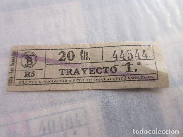 Sammeln von Fahrkarten: REF: LL-1234 - COLECCION LEE INTERIOR CAPICUA 44544 - \\ NESA // TRANVIAS BARCELONA \\ VER TRAY DIFE