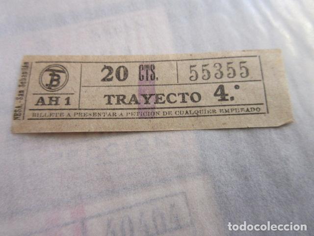 Sammeln von Fahrkarten: REF: LL-1234 - COLECCION LEE INTERIOR CAPICUA 55355 - \\ NESA // TRANVIAS BARCELONA \\ VER TRAY DIFE