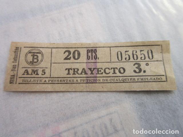 Sammeln von Fahrkarten: REF: LL-1234 - COLECCION LEE INTERIOR CAPICUA 05650 - \\ NESA // TRANVIAS BARCELONA \\ VER TRAY DIFE