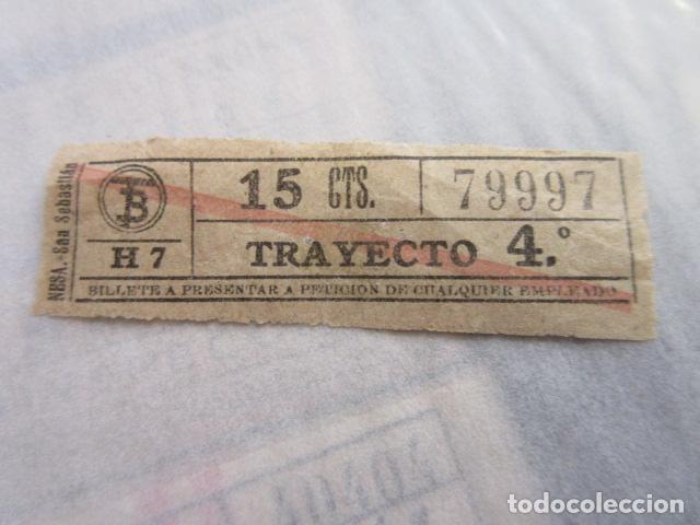 Sammeln von Fahrkarten: REF: LL-1234 - COLECCION LEE INTERIOR CAPICUA 79997 - \\ NESA // TRANVIAS BARCELONA \\ VER TRAY DIFE