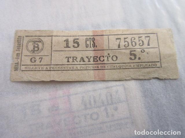 Sammeln von Fahrkarten: REF: LL-1234 - COLECCION LEE INTERIOR CAPICUA 75657 - \\ NESA // TRANVIAS BARCELONA \\ VER TRAY DIFE