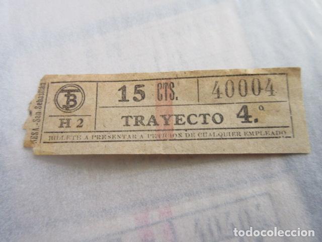 Sammeln von Fahrkarten: REF: LL-1234 - COLECCION LEE INTERIOR CAPICUA 40004 - \\ NESA // TRANVIAS BARCELONA \\ VER TRAY DIFE