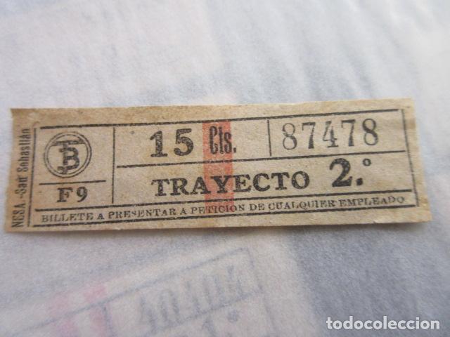 Sammeln von Fahrkarten: REF: LL-1234 - COLECCION LEE INTERIOR CAPICUA 87478 - \\ NESA // TRANVIAS BARCELONA \\ VER TRAY DIFE