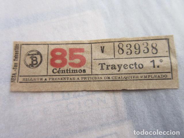 Sammeln von Fahrkarten: REF: LL-1234 - COLECCION LEE INTERIOR CAPICUA 83938 - \\ NESA // TRANVIAS BARCELONA \\ VER TRAY DIFE