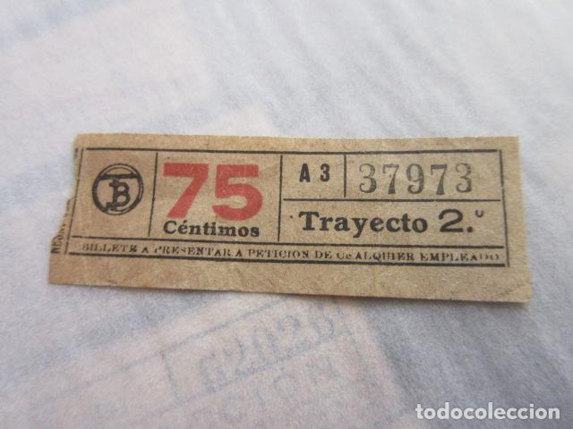 Sammeln von Fahrkarten: REF: LL-1234 - COLECCION LEE INTERIOR CAPICUA 37973 - \\ NESA // TRANVIAS BARCELONA \\ VER TRAY DIFE