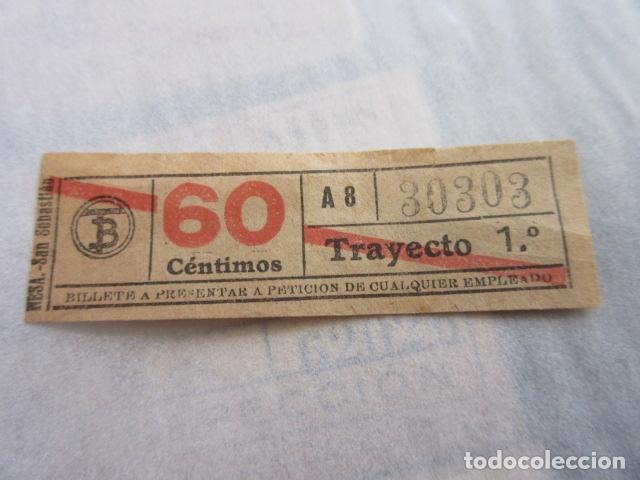 Sammeln von Fahrkarten: REF: LL-1234 - COLECCION LEE INTERIOR CAPICUA 30303 - \\ NESA // TRANVIAS BARCELONA \\ VER TRAY DIFE
