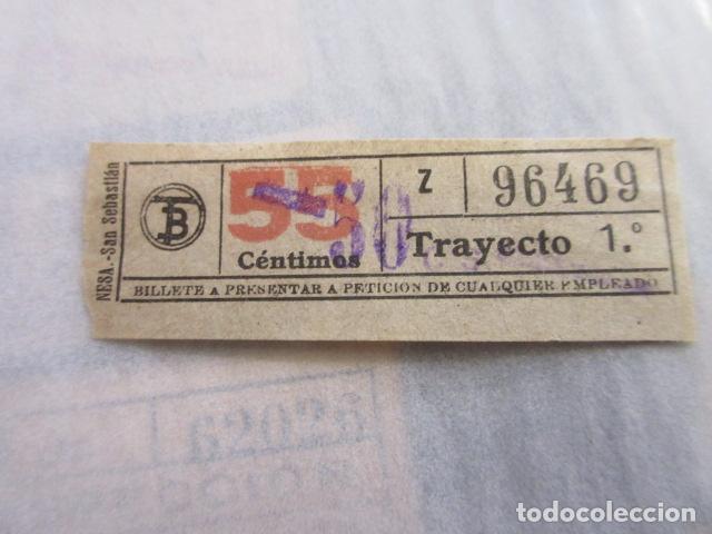 Sammeln von Fahrkarten: REF: LL-1234 - COLECCION LEE INTERIOR CAPICUA 96469 - \\ NESA // TRANVIAS BARCELONA \\ VER TRAY DIFE