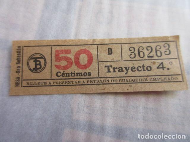 Sammeln von Fahrkarten: REF: LL-1234 - COLECCION LEE INTERIOR CAPICUA 36263 - \\ NESA // TRANVIAS BARCELONA \\ VER TRAY DIFE