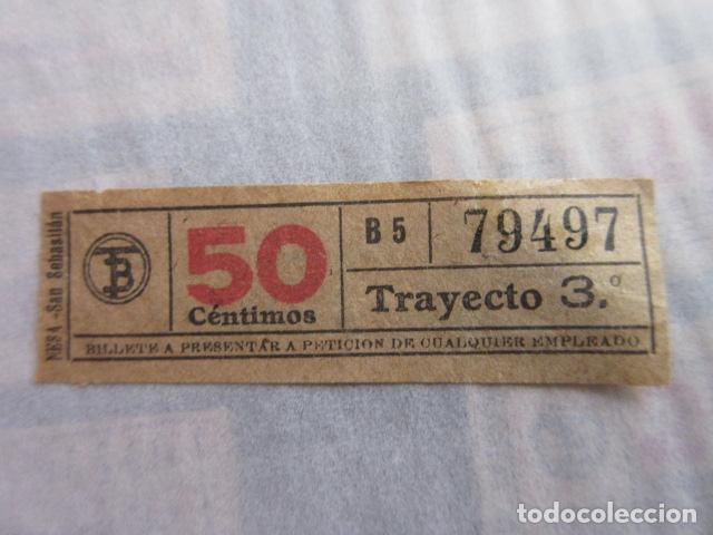 Colecionismos Bilhetes de Transporte: REF: LL-1234 - COLECCION LEE INTERIOR CAPICUA 79497 - \\ NESA // TRANVIAS BARCELONA \\ VER TRAY DIFE