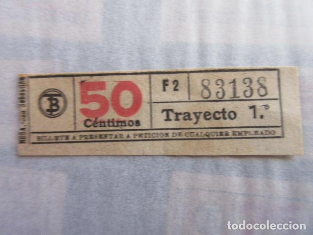 Sammeln von Fahrkarten: REF: LL-1234 - COLECCION LEE INTERIOR CAPICUA 83138 - \\ NESA // TRANVIAS BARCELONA \\ VER TRAY DIFE