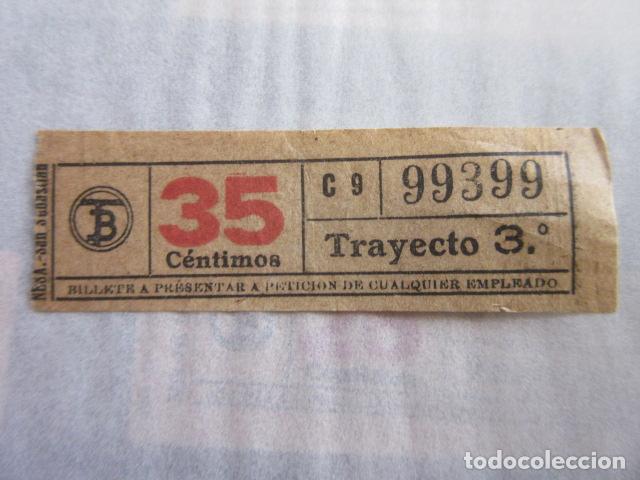 Sammeln von Fahrkarten: REF: LL-1234 - COLECCION LEE INTERIOR CAPICUA 99399 - \\ NESA // TRANVIAS BARCELONA \\ VER TRAY DIFE