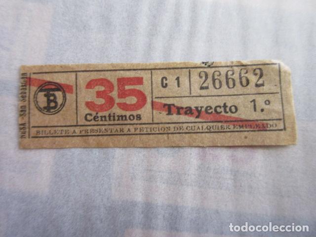 Sammeln von Fahrkarten: REF: LL-1234 - COLECCION LEE INTERIOR CAPICUA 26662 - \\ NESA // TRANVIAS BARCELONA \\ VER TRAY DIFE