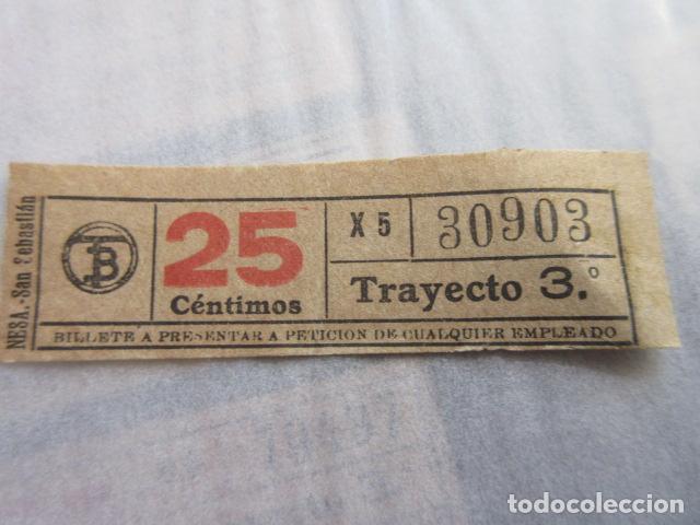 Sammeln von Fahrkarten: REF: LL-1234 - COLECCION LEE INTERIOR CAPICUA 30903 - \\ NESA // TRANVIAS BARCELONA \\ VER TRAY DIFE
