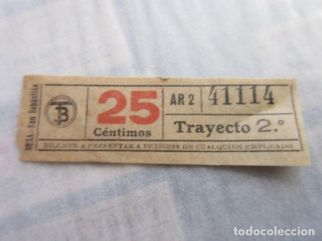 Sammeln von Fahrkarten: REF: LL-1234 - COLECCION LEE INTERIOR CAPICUA 41114 - \\ NESA // TRANVIAS BARCELONA \\ VER TRAY DIFE
