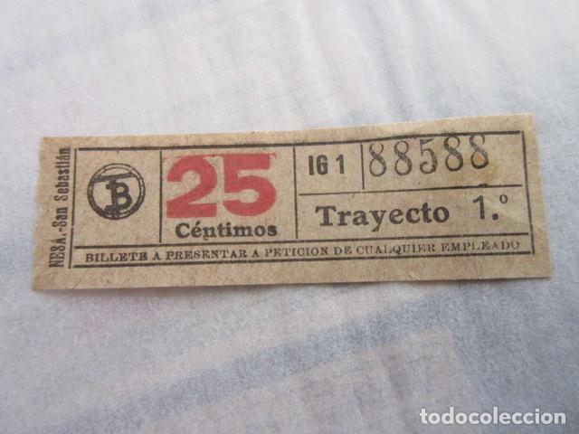 Sammeln von Fahrkarten: REF: LL-1234 - COLECCION LEE INTERIOR CAPICUA 88588 - \\ NESA // TRANVIAS BARCELONA \\ VER TRAY DIFE