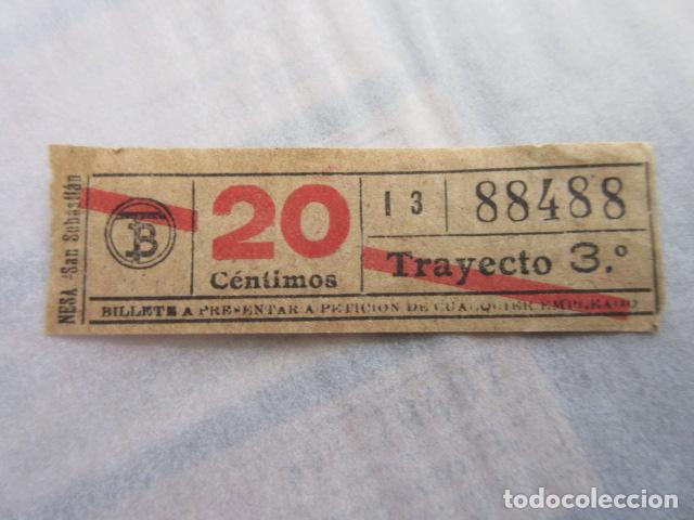Sammeln von Fahrkarten: REF: LL-1234 - COLECCION LEE INTERIOR CAPICUA 88488 - \\ NESA // TRANVIAS BARCELONA \\ VER TRAY DIFE