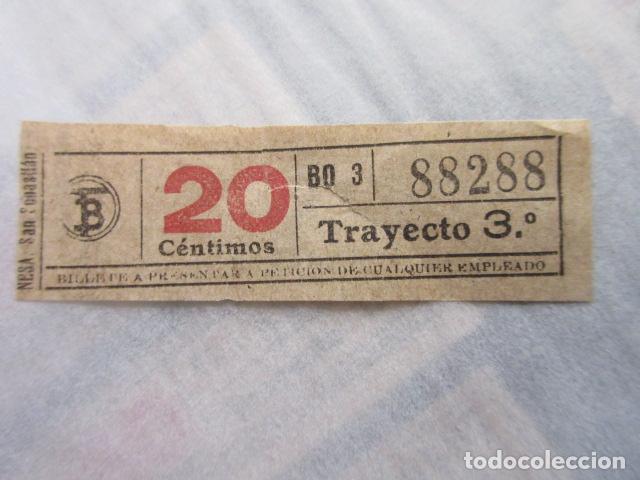 Sammeln von Fahrkarten: REF: LL-1234 - COLECCION LEE INTERIOR CAPICUA 88288 - \\ NESA // TRANVIAS BARCELONA \\ VER TRAY DIFE