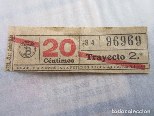 Sammeln von Fahrkarten: REF: LL-1234 - COLECCION LEE INTERIOR CAPICUA 96969 - \\ NESA // TRANVIAS BARCELONA \\ VER TRAY DIFE