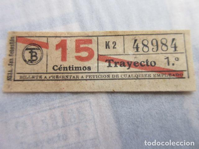 Sammeln von Fahrkarten: REF: LL-1234 - COLECCION LEE INTERIOR CAPICUA 48984 - \\ NESA // TRANVIAS BARCELONA \\ VER TRAY DIFE