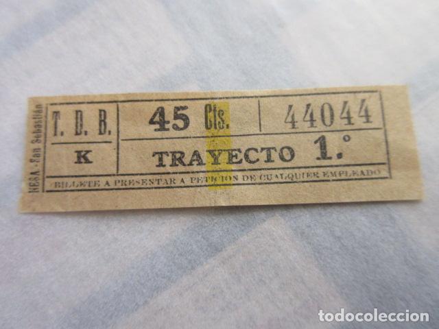 Sammeln von Fahrkarten: REF: LL-1234 - COLECCION LEE INTERIOR CAPICUA 44044 \\ NESA // T.D.B. \\TRANVIAS BARCELONA TRAY DIFE