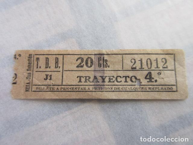 Sammeln von Fahrkarten: REF: LL-1234 - COLECCION LEE INTERIOR CAPICUA 21012 \\ NESA // T.D.B. \\TRANVIAS BARCELONA TRAY DIFE
