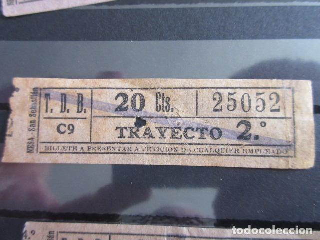 Sammeln von Fahrkarten: REF: LL-1234 - COLECCION LEE INTERIOR CAPICUA 25052 \\ NESA // T.D.B. \\TRANVIAS BARCELONA TRAY DIFE